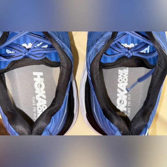 Hoka One One Bondi 6 in the Galaxy Blue' colorway. - Picture 3 of 9